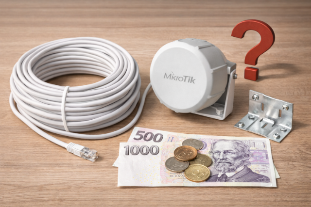 Instalace internetového přijímače